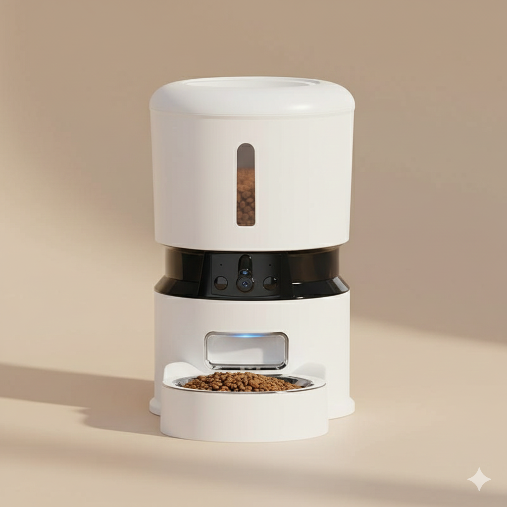 Automatic Pet Feeder With Camera