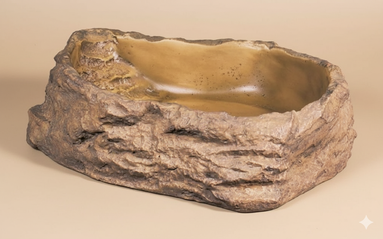 Water & food dish for reptiles