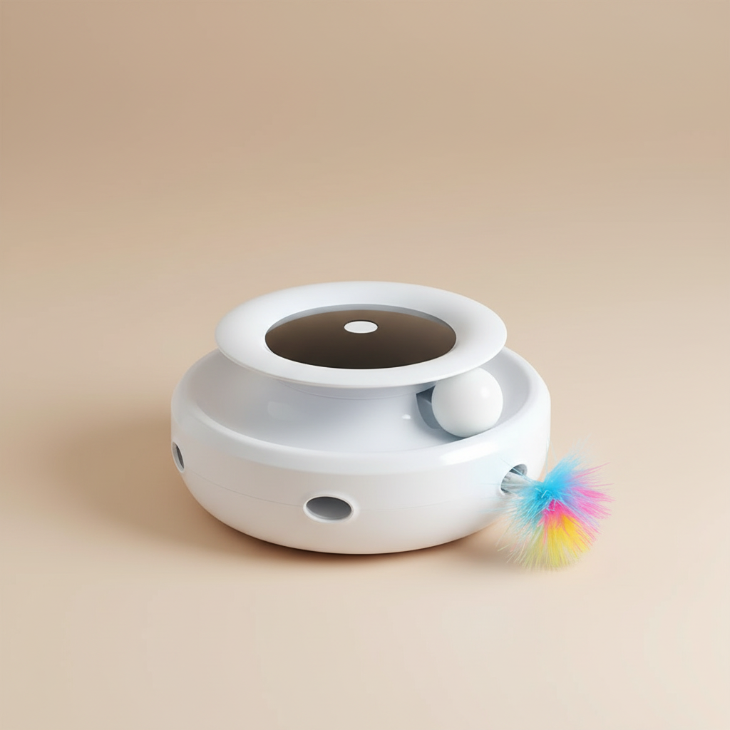 2-in-1 Interactive Cat Toy